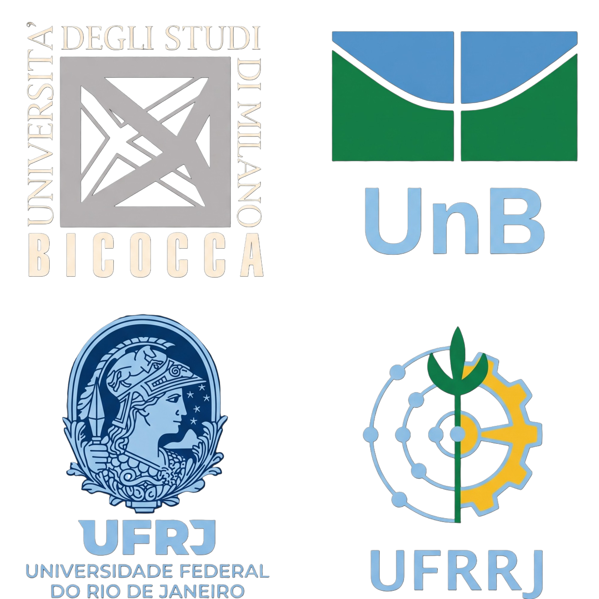 Logotipos das Universidades